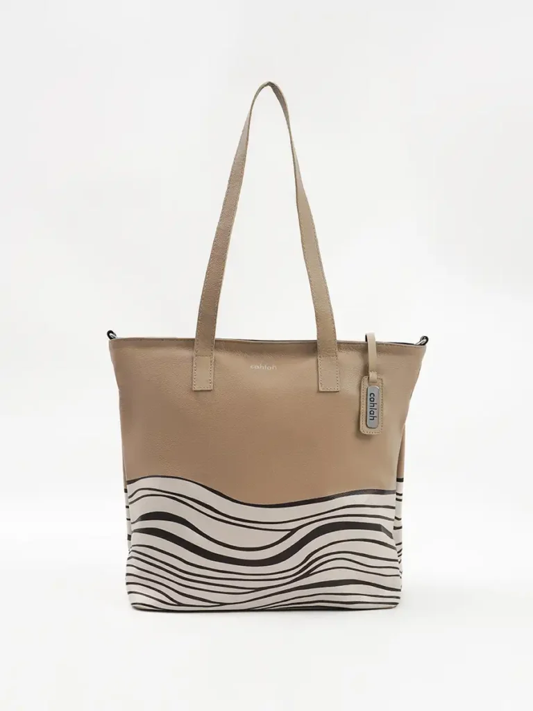 Bondi-Waves-Tote-Bag-In-Beige-Leather-Australia