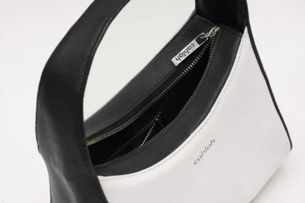 Celeste-Hobo-Handbag-Black-Top-View