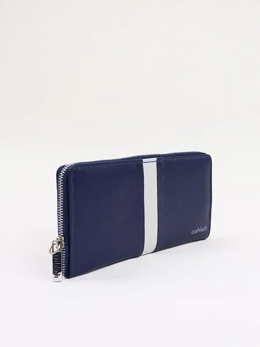 Elle-Women’s-Wallet-Navy-Side-View Elle-Women’s-Wallet-Navy-Side-View