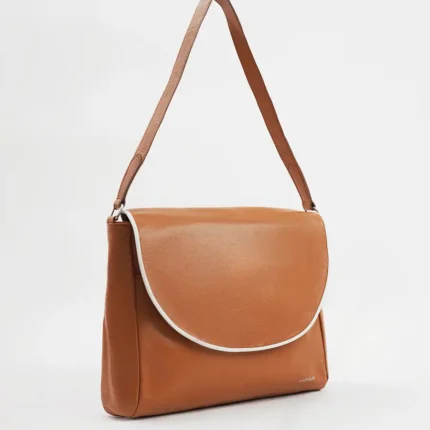 Jia-Flap-Bag-Brown-Side-View-Cahlah