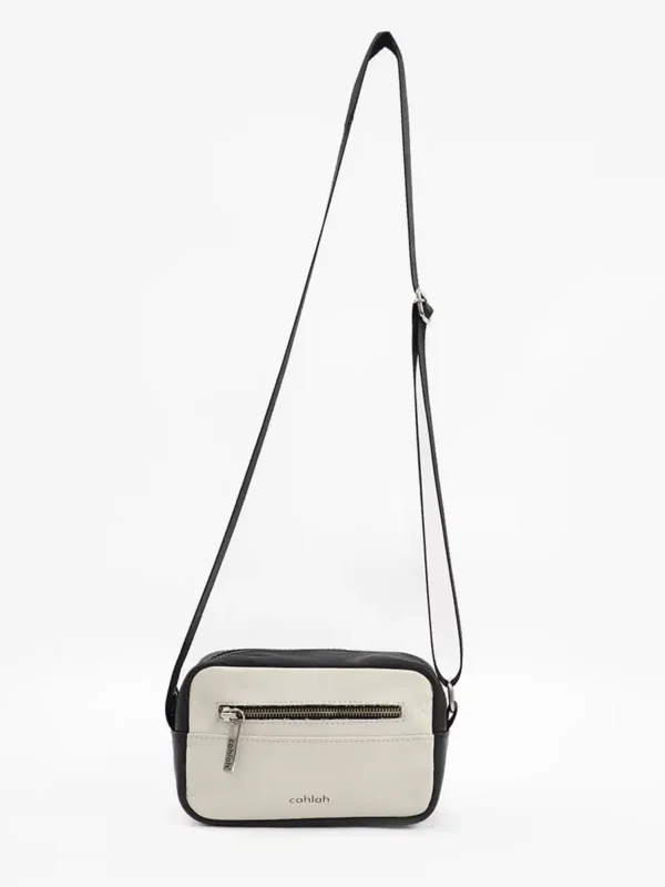 Pathfinder-Sling-Bag-Black-With-Belt-Front-View