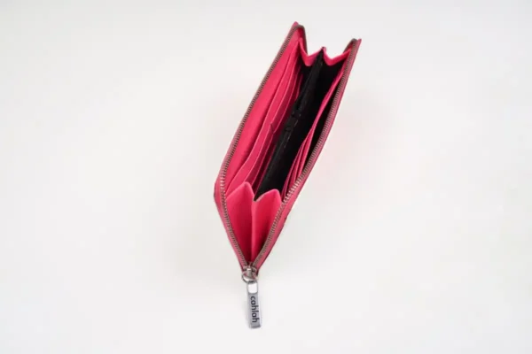Serra-Women’s-Wallet-Pink-Top-View-Cahlah