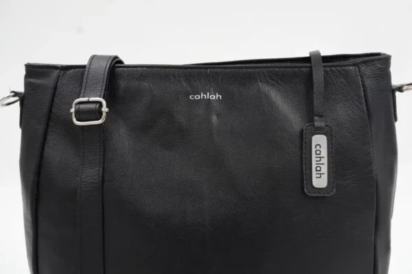 Solis-Tote-Bag-Black-Leather-Closeup-View