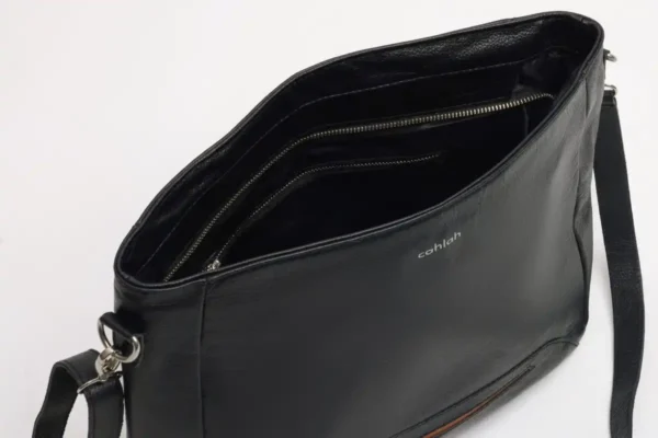 Solis-Tote-Bag-Black-Leather-Top-View