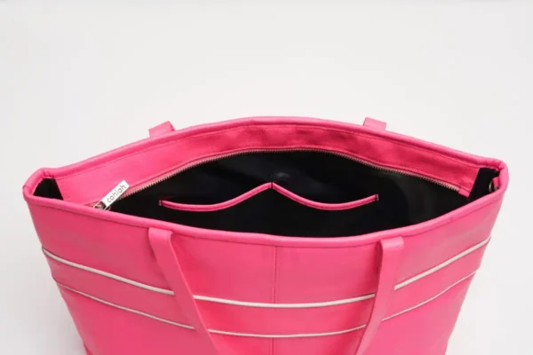 Aria-Carry-Tote-Bag-Pink-Inside-View-Cahlah-Australia