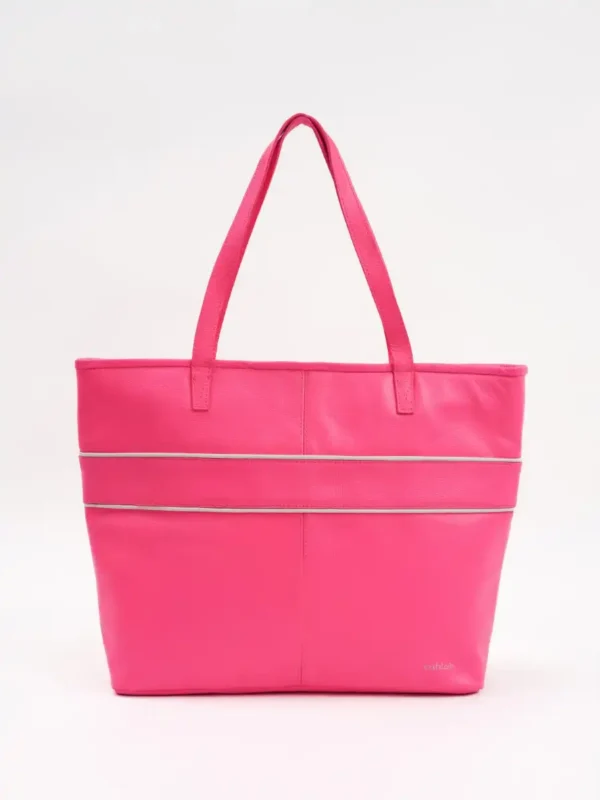 Aria-Carry-Tote-Bag-Pink-Leather-Cahlah-Australia