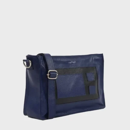 Blocks-Design-Leather-Crossbody-Bag-For-Women-Navy-Cahlah