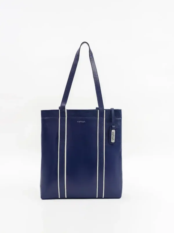 Luxe-Work-Tote-Bag-Navy-Cahlah-Australia