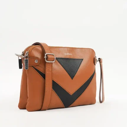 Metro Chic-Crossbody-Bag-Brown-Side-View