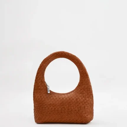 Nova-Woven-Handbag-Brown-Women-Front-View