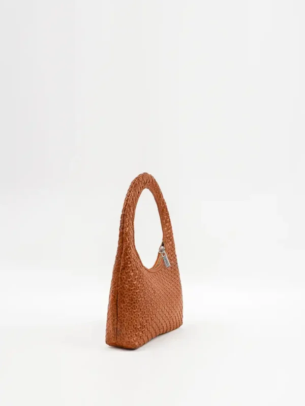 Nova-Woven-Handbag-Brown-Women-Side-View-Cahlah-Australia