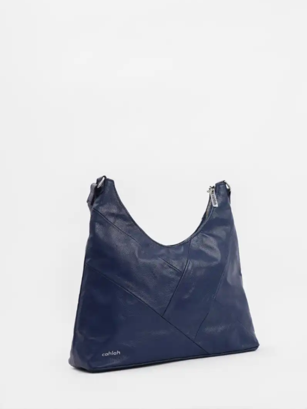 Sienna-Shoulder-Bag-For Women-Navy-Side-View