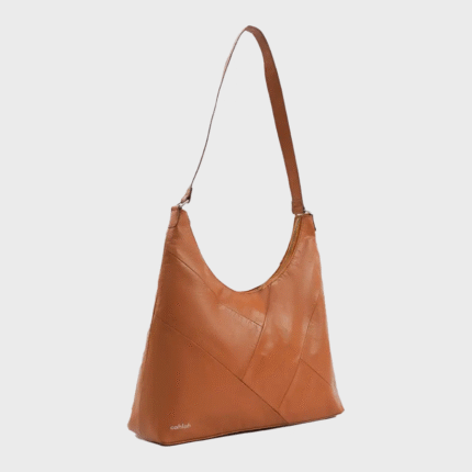 Sienna-Women's-Shoulder-Bag-Brown-Front-View-Australia