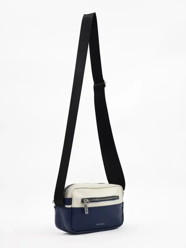 The-Explorer’s-Route-Sling-bag-Navy-Side-View